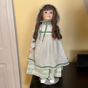 Solid porcelain doll